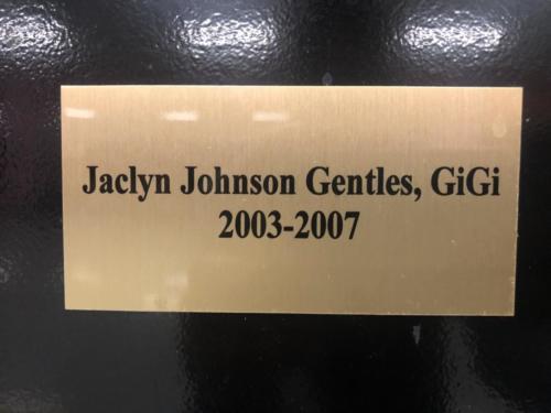 2003-2007 Jaclyn Johnson Gentles, GiGi
