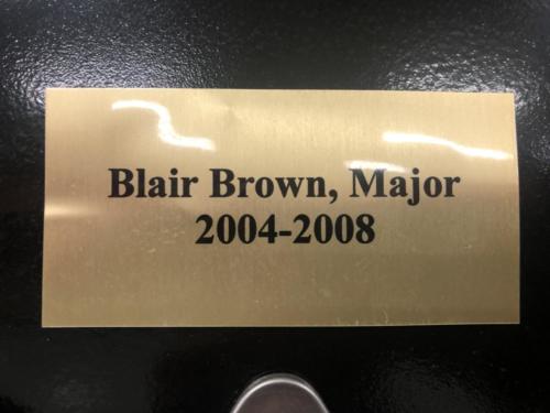2004-2008 Blair Brown, Major