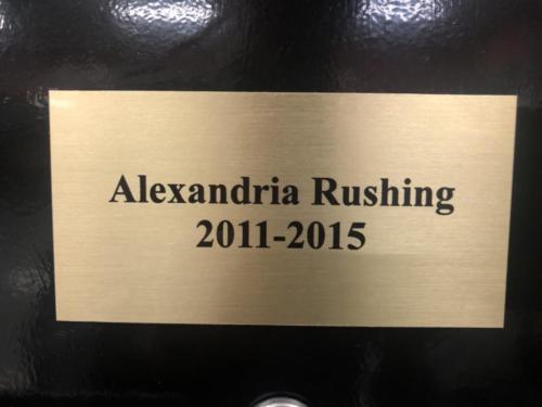 2011-2015 Alexandria Rushing