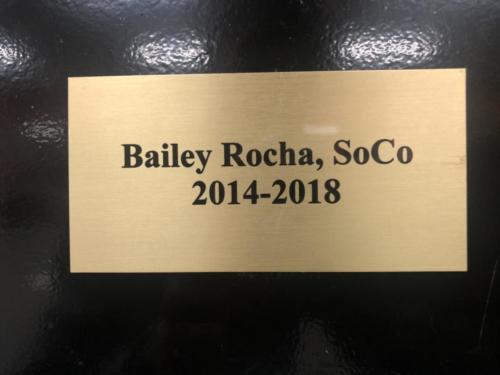2014-2018 Bailey Rocha, SoCo